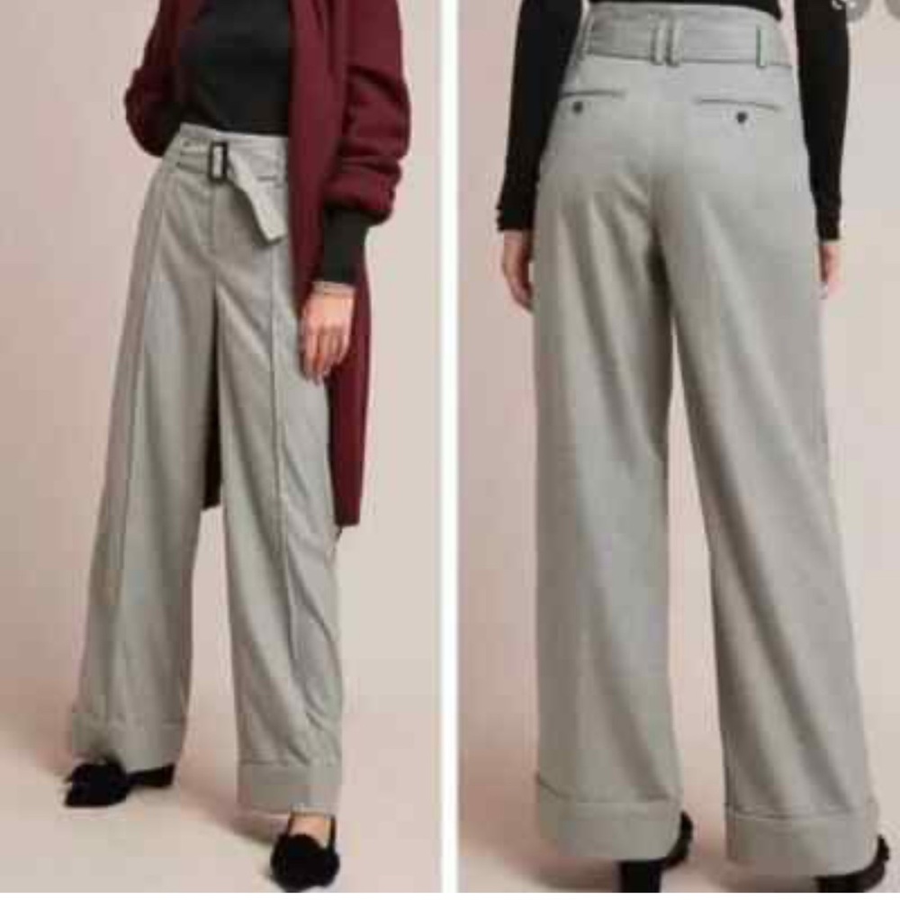 Anthropologie  Cartonnier Gray Chinos Lightweight Cotton Blend